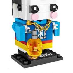 LOZ 1458 non  THÂY MA bộ đồ chơi xếp lắp ráp ghép mô hình Brickheadz Nhân Vật Đầu To 165 khối