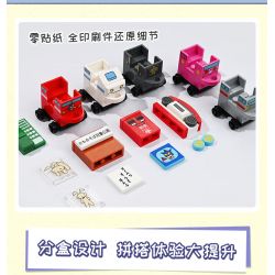 KEEPPLEY K20616 20616 non  VƯỜN bộ đồ chơi xếp lắp ráp ghép mô hình Crayon Shin-Chan Cậu Bé Bút Chì