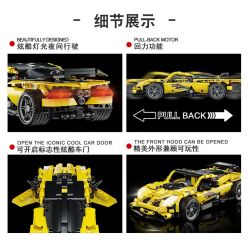 JP 88003 non  KIRIÈGE. bộ đồ chơi xếp lắp ráp ghép mô hình  KOENIGSEGG Kỹ Thuật Công Nghệ Cao Mô Hình Phương Tiện 509 khối