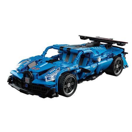 JP 88002 non  BUGATI. bộ đồ chơi xếp lắp ráp ghép mô hình  BUGATTI BOLIDE Kỹ Thuật Công Nghệ Cao Mô Hình Phương Tiện 521 khối