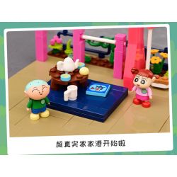 KEEPPLEY K20616 20616 non  VƯỜN bộ đồ chơi xếp lắp ráp ghép mô hình Crayon Shin-Chan Cậu Bé Bút Chì