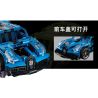 JP 88002 non  BUGATI. bộ đồ chơi xếp lắp ráp ghép mô hình  BUGATTI BOLIDE Kỹ Thuật Công Nghệ Cao Mô Hình Phương Tiện 521 khối
