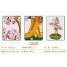 FAIR 9111 non  HOA ANH ĐÀO bộ đồ chơi xếp lắp ráp ghép mô hình Flowers SAKURA 550 khối