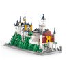 WANGE 6226 non  ĐỨC BAVARIA NEW SWAN FORT bộ đồ chơi xếp lắp ráp ghép mô hình Buildings NEUSHWANSTEIN CASTLE 1969 khối