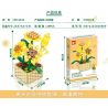 FAIR 9110 non  HƯỚNG DƯƠNG bộ đồ chơi xếp lắp ráp ghép mô hình Flowers SUNFLOWER Hoa 550 khối