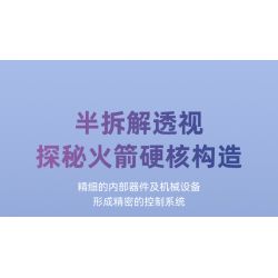 JAKI JK8501 8501 non  TÊN LỬA DAWN V bộ đồ chơi xếp lắp ráp ghép mô hình