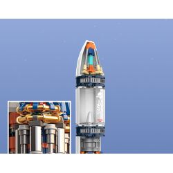 JAKI JK8501 8501 non  TÊN LỬA DAWN V bộ đồ chơi xếp lắp ráp ghép mô hình