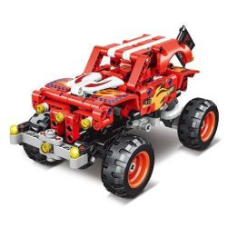 WOMA C0907 0907 non  BÀN CHÂN HOANG DÃ MÀU ĐỎ bộ đồ chơi xếp lắp ráp ghép mô hình  Kỹ Thuật Công Nghệ Cao Mô Hình Phương Tiện 238 khối