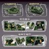 LEYI 66010 non  XE TĂNG CHIẾN ĐẤU CHỦ LỰC TYPE 99 CÓ THỂ CẢI TẠO THÀNH BỌC THÉP 2 CHUỘT bộ đồ chơi xếp lắp ráp ghép mô hình Military Army Quân Sự Bộ Đội 1168 khối