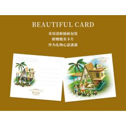 FORANGE FC8506 8506 non  LỀU CẮM TRẠI bộ đồ chơi xếp lắp ráp ghép mô hình DREAM COTTAGE 579 khối