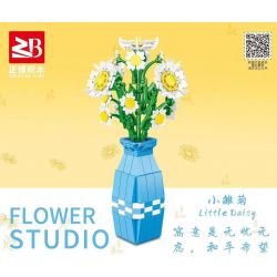 FAIR 9106 non  BÔNG CÚC NHỎ bộ đồ chơi xếp lắp ráp ghép mô hình Flowers LITTLE DAISY Hoa 541 khối