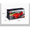 MouldKing 27012 Mould King 27012 non  SIÊU XE FERRARI bộ đồ chơi xếp lắp ráp ghép mô hình  FERRARI TESTAROSSA Kỹ Thuật Công Nghệ Cao Mô Hình Phương Tiện 316 khối