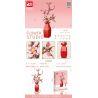 FAIR 9105 non  HOA ĐÀO bộ đồ chơi xếp lắp ráp ghép mô hình Flowers PEACH BLOSSOM 550 khối