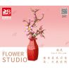 FAIR 9105 non  HOA ĐÀO bộ đồ chơi xếp lắp ráp ghép mô hình Flowers PEACH BLOSSOM 550 khối