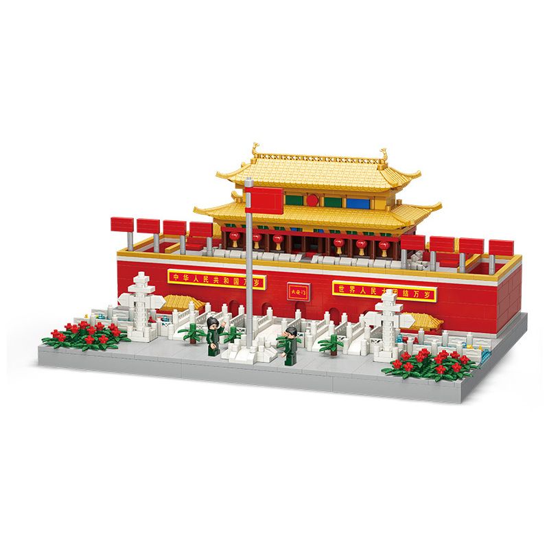 MOYU BLOCK MY92053 92053 non  QUẢNG TRƯỜNG THIÊN AN MÔN bộ đồ chơi xếp lắp ráp ghép mô hình Buildings