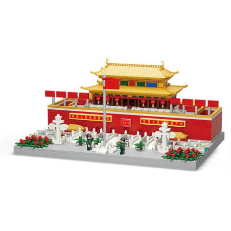 MOYU BLOCK MY92053 92053 non  QUẢNG TRƯỜNG THIÊN AN MÔN bộ đồ chơi xếp lắp ráp ghép mô hình Buildings