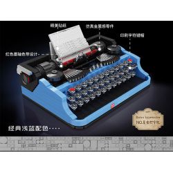 MouldKing 10032 Mould King 10032 non  MÁY ĐÁNH CHỮ bộ đồ chơi xếp lắp ráp ghép mô hình Creator Expert TYPEWRITER Chuyên Gia Sáng Tạo 2139 khối