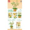FAIR 9102 non  HOA MỘC TÊ bộ đồ chơi xếp lắp ráp ghép mô hình Flowers OSMANTHUS 548 khối