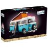 NOT  VOLKSWAGEN T2 CAMPER VAN 10279 22666 81002 T2111 2111 xếp lắp ráp ghép mô hình XE CẮM TRẠI VOLKSWAGEN T2 Icons 2207 khối