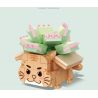 SEMBO 611043 non  HỔ GIẤY bộ đồ chơi xếp lắp ráp ghép mô hình BLOCK FLORIST 130 khối