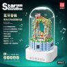 QuanGuan 100229 Quan Guan 100229 non  LOA BLUETOOTH FAIRY TALE SWING bộ đồ chơi xếp lắp ráp ghép mô hình Valentine's Day STAR SOUND BOX FAIRY TALE SWING Lễ Tình Nhân 582 khối
