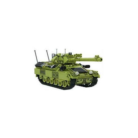 LEYI 81006 non  XE TĂNG CHIẾN ĐẤU CHỦ LỰC LEOPARD 1 bộ đồ chơi xếp lắp ráp ghép mô hình Military Army LEOPARD 1 MAIN BATTILE TANK Quân Sự Bộ Đội 838 khối