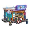 BRICKCOOL KS004 non  TIỆM THUỐC bộ đồ chơi xếp lắp ráp ghép mô hình CYBER STREET CORNER 1270 khối