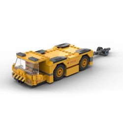 MUSELECT DHYX-003 non  MÁY KÉO bộ đồ chơi xếp lắp ráp ghép mô hình APRON AIRCRAFT TRACTOR 146 khối