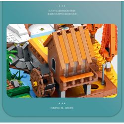 JUHANG TECHNOLOGY 86017 non  SÂN GOLF bộ đồ chơi xếp lắp ráp ghép mô hình Modular Buildings GOLF RESORT COURSE Mô Hình Nhà Cửa 3022 khối