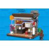 BRICKCOOL KS002 non  CỬA HÀNG SUSHI bộ đồ chơi xếp lắp ráp ghép mô hình CYBER STREET CORNER 661 khối