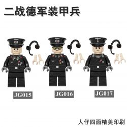 GUANGDONG RUIZHIDA JG015 JG016 JG017 non  CHIẾN TRANH THẾ GIỚI II bộ đồ chơi xếp lắp ráp ghép mô hình