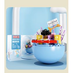 YICHAO 1209-3 non  SƯ TỬ THẢO NGUYÊN bộ đồ chơi xếp lắp ráp ghép mô hình AFRICA LION 163 khối