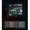 MOYU BLOCK MY88302 88302 non  ĐUA XE NHỰA ĐƯỜNG YÊU TINH XANH AMG 1:14 tỷ lệ 1:14 bộ đồ chơi xếp lắp ráp ghép mô hình 1460 khối