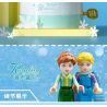 SX 9055 non  HỘP NHẠC LÂU ĐÀI BĂNG bộ đồ chơi xếp lắp ráp ghép mô hình Girl ROTATING MUSIC BOX - ICE CASTLE Con Gái 403 khối