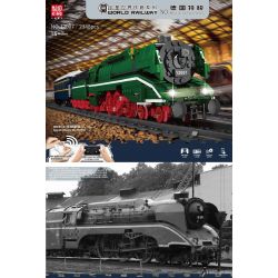 MouldKing 12007 Mould King 12007 non  TIẾNG ĐỨC EXPRESS. bộ đồ chơi xếp lắp ráp ghép mô hình Trains BR18 201 GERMAN EXPRESS Tàu Hỏa 2348 khối