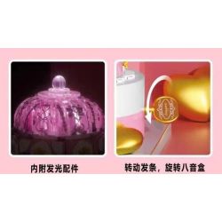 SX 9057 non  HỘP NHẠC: ĐÁM CƯỚI bộ đồ chơi xếp lắp ráp ghép mô hình Creator ROTATING MUSIC BOX - WEDDING Sáng Tạo 537 khối