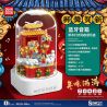 QuanGuan 100235 Quan Guan 100235 non  LION DANCE HEXIN LOA BLUETOOTH CHIẾU SÁNG HỘP NHẠC ĐỘNG bộ đồ chơi xếp lắp ráp ghép mô hình Chinese Traditional Festivals STAR SOUND BOX LION DANCE FOR THE NEW YEAR Lễ Hội Cổ Truyền 699 khối