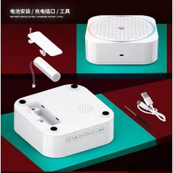 QuanGuan 100235 Quan Guan 100235 non  LION DANCE HEXIN LOA BLUETOOTH CHIẾU SÁNG HỘP NHẠC ĐỘNG bộ đồ chơi xếp lắp ráp ghép mô hình Chinese Traditional Festivals STAR SOUND BOX LION DANCE FOR THE NEW YEAR Lễ Hội Cổ Truyền 699 khối