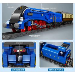 MouldKing 12006 Mould King 12006 non  VỊT TRỜI bộ đồ chơi xếp lắp ráp ghép mô hình Trains CLASS A4 PACIFICS MALLARD Tàu Hỏa 2139 khối