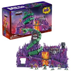 MEGA BLOKS HHD16 non  RẮN NÚI bộ đồ chơi xếp lắp ráp ghép mô hình Movie & Game MASTERS OF THE UNIVERSE SNAKE MOUNTAIN Phim Và Trò Chơi 3802 khối