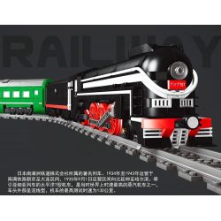 MouldKing 12005 Mould King 12005 non  SL7 ASIATE. bộ đồ chơi xếp lắp ráp ghép mô hình Trains SL7 ASIA EXPRESS TRAIN Tàu Hỏa 1873 khối