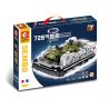 SEMBO 202048 non  TÀU ĐỆM KHÍ TYPE 726 RA MẮT bộ đồ chơi xếp lắp ráp ghép mô hình Military Army TYPE 726 LCAC HOVERCRAFT Quân Sự Bộ Đội 686 khối