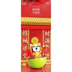 YICHAO 1209-1 non  BAN NHẠC ROCK bộ đồ chơi xếp lắp ráp ghép mô hình ROCK ROLL 164 khối