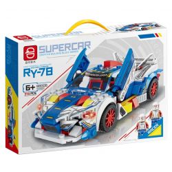 QIDAI 88006 non  RY-78 bộ đồ chơi xếp lắp ráp ghép mô hình Racers Đua Tốc Độ 318 khối