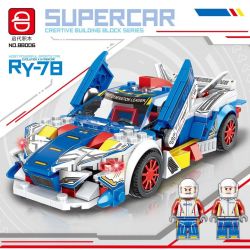 QIDAI 88006 non  RY-78 bộ đồ chơi xếp lắp ráp ghép mô hình Racers Đua Tốc Độ 318 khối