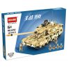 HSANHE CACO 6492 non  XE TĂNG CHIẾN ĐẤU CHÍNH bộ đồ chơi xếp lắp ráp ghép mô hình Military Army MAIN BATTLE TANKS Quân Sự Bộ Đội 1211 khối