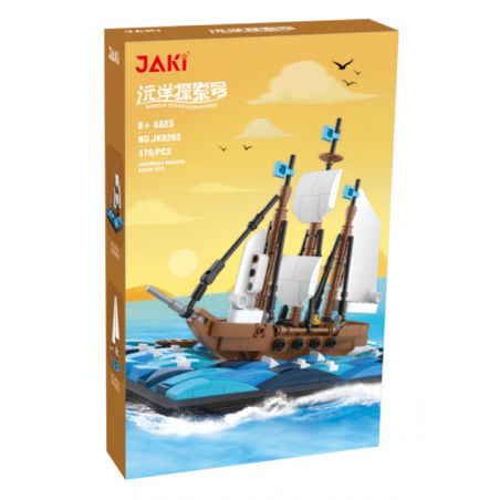 JAKI JK9265 9265 non  NHÀ THÁM HIỂM ĐẠI DƯƠNG bộ đồ chơi xếp lắp ráp ghép mô hình 476 khối