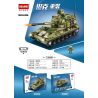 HSANHE CACO 6486 non  XE TĂNG PHÁO HẠNG NẶNG bộ đồ chơi xếp lắp ráp ghép mô hình Military Army TANK HEAVY EQUIPMENT Quân Sự Bộ Đội 551 khối