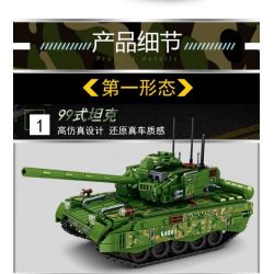 LEYI 66001 non  99 XE TĂNG bộ đồ chơi xếp lắp ráp ghép mô hình Military Army MILITARY TANK TYPE 99 MAIN BATTLE Quân Sự Bộ Đội 836 khối