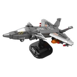 JAKI JK9156 9156 non  TIÊM KÍCH CHIẾM ƯU THẾ TRÊN KHÔNG J-20 bộ đồ chơi xếp lắp ráp ghép mô hình MILITARY ZONE J-20 SUPERIORITY AIR FIGHTER 420 khối